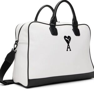 AMI Alexandre Mattiussi White Puma Edition Grip Duffle Bag